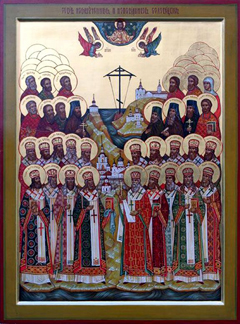 Собор новомучеников и исповедников Соловецких икона